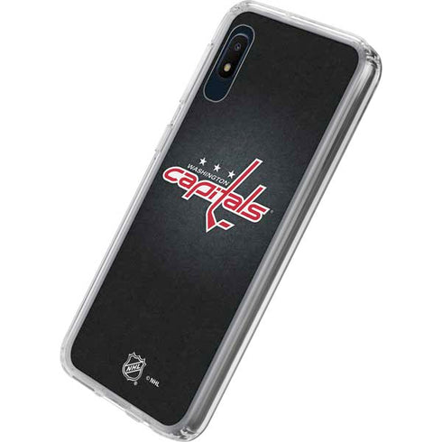 NHL Washington Capitals Black Background Galaxy A10e Clear Case