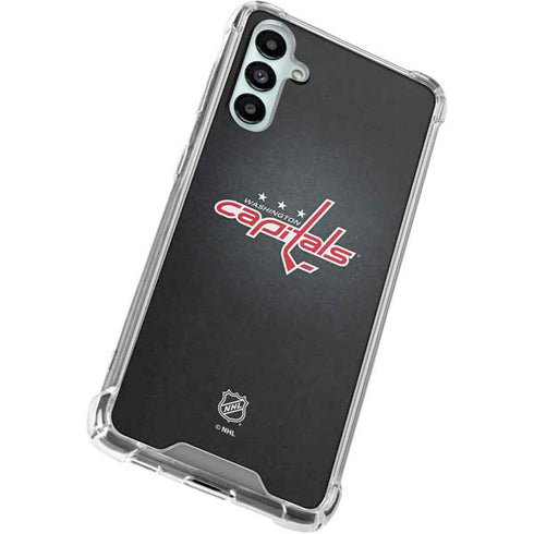 NHL Washington Capitals Black Background Galaxy A15 5G Clear Case