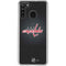 NHL Washington Capitals Black Background Galaxy A21 Clear Case