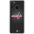 NHL Washington Capitals Black Background Galaxy A21 Clear Case