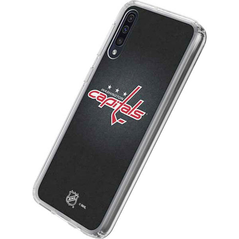 NHL Washington Capitals Black Background Galaxy A50 Clear Case