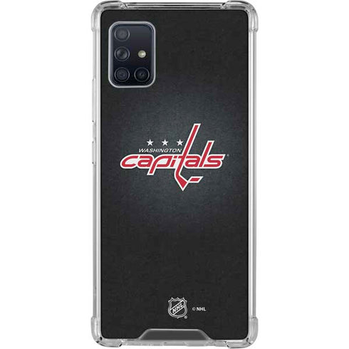 NHL Washington Capitals Black Background Galaxy A51 5G Clear Case