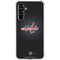 NHL Washington Capitals Black Background Galaxy A54 5G Clear Case
