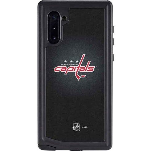 NHL Washington Capitals Black Background Galaxy Note 10 Waterproof Case