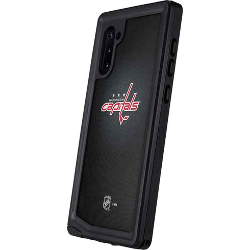 NHL Washington Capitals Black Background Galaxy Note 10 Waterproof Case