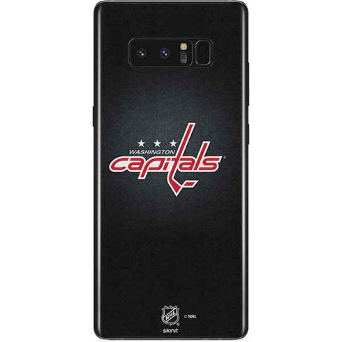 NHL Washington Capitals Black Background Galaxy Note 8 Skin