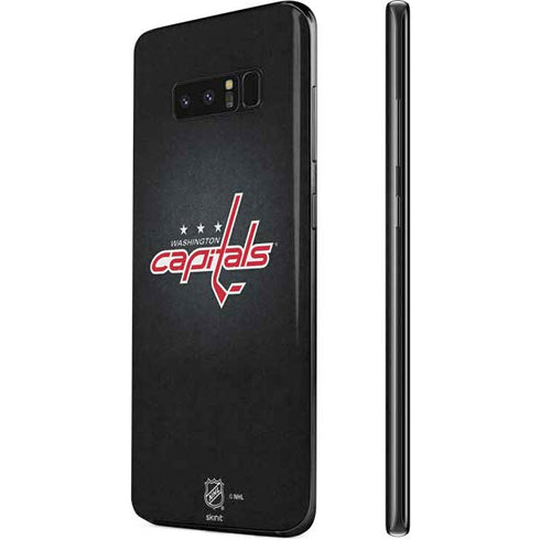 NHL Washington Capitals Black Background Galaxy Note 8 Skin