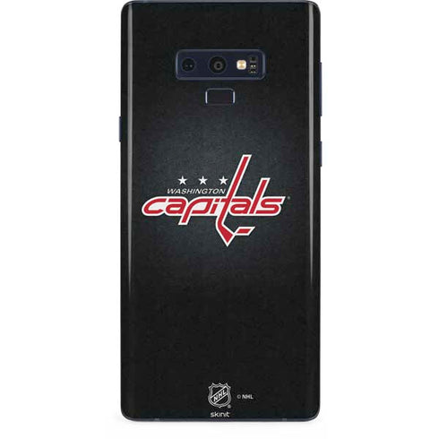 NHL Washington Capitals Black Background Galaxy Note 9 Skin