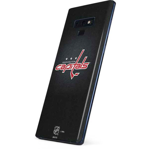 NHL Washington Capitals Black Background Galaxy Note 9 Skin