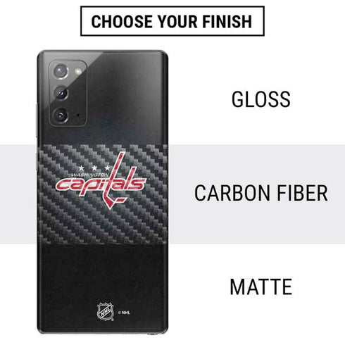 NHL Washington Capitals Black Background Galaxy Note20 5G Skin
