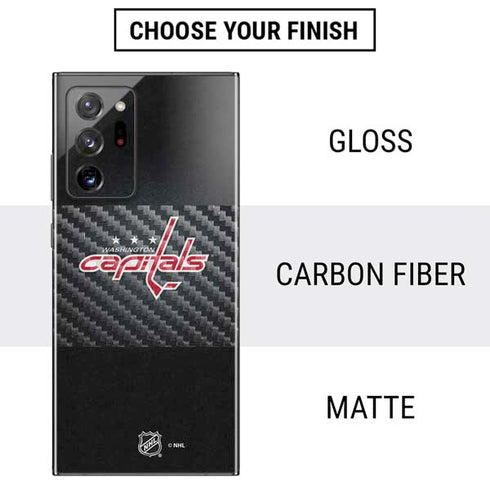 NHL Washington Capitals Black Background Galaxy Note20 Ultra 5G Skin
