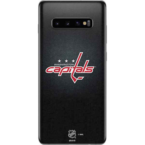 NHL Washington Capitals Black Background Galaxy S10 Plus Skin