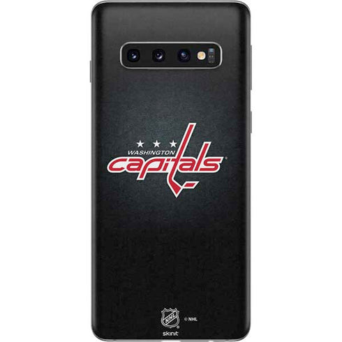 NHL Washington Capitals Black Background Galaxy S10 Skin