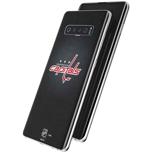 NHL Washington Capitals Black Background Galaxy S10 Skin