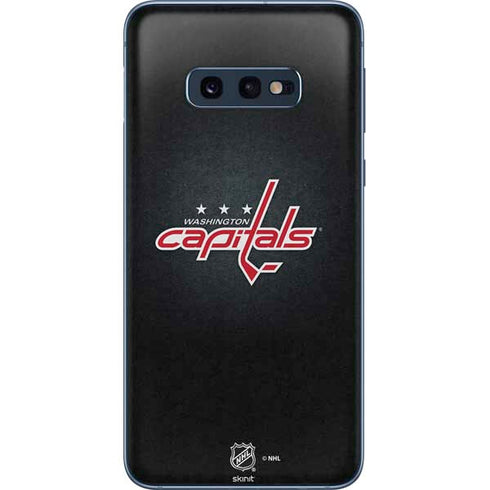 NHL Washington Capitals Black Background Galaxy S10e Skin