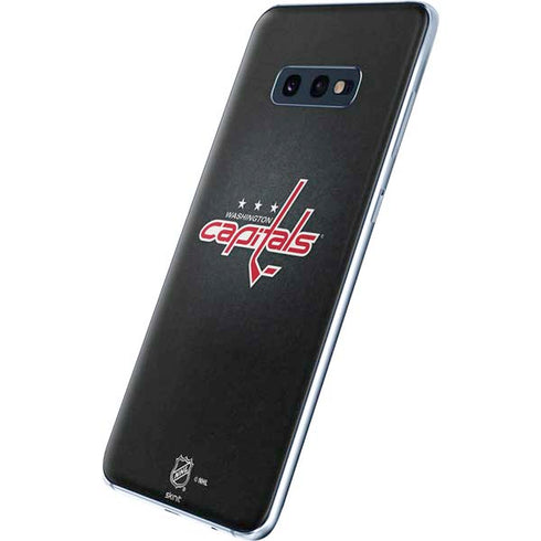 NHL Washington Capitals Black Background Galaxy S10e Skin