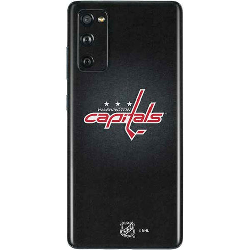 NHL Washington Capitals Black Background Galaxy S20 Fan Edition Skin