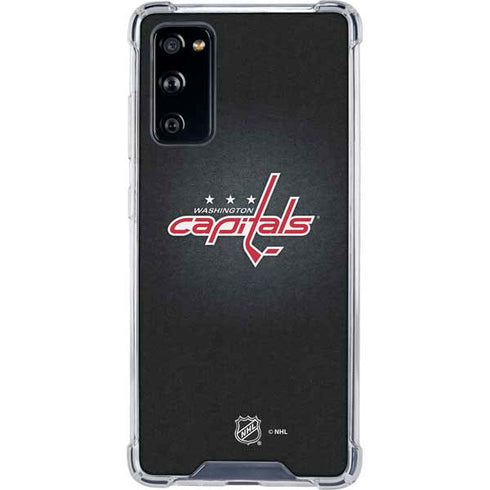 NHL Washington Capitals Black Background Galaxy S20 FE Clear Case