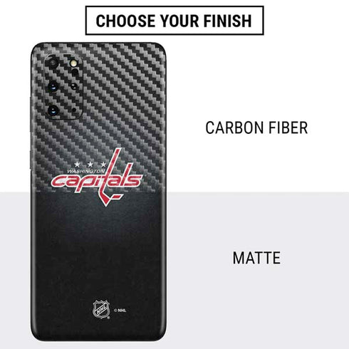 NHL Washington Capitals Black Background Galaxy S20 Plus Skin