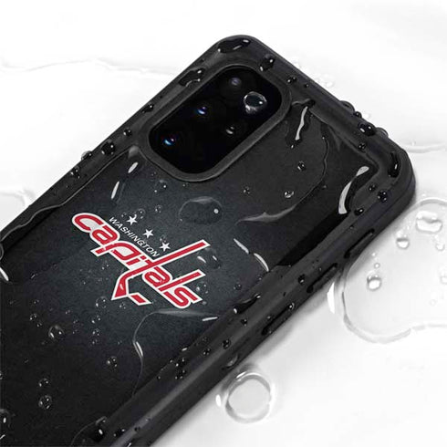 NHL Washington Capitals Black Background Galaxy S20 Plus Waterproof Case