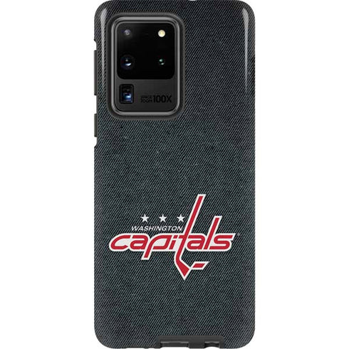 NHL Washington Capitals Black Background Galaxy S20 Ultra 5G Pro Case