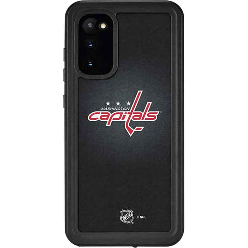 NHL Washington Capitals Black Background Galaxy S20 Waterproof Case