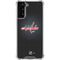 NHL Washington Capitals Black Background Galaxy S21 FE Clear Case