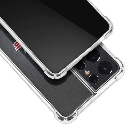 NHL Washington Capitals Black Background Galaxy S21 Ultra 5G Clear Case