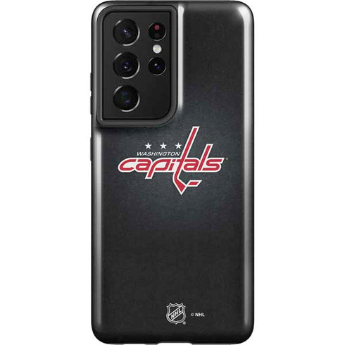 NHL Washington Capitals Black Background Galaxy S21 Ultra 5G Pro Case