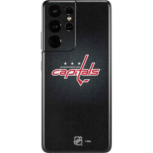 NHL Washington Capitals Black Background Galaxy S21 Ultra 5G Skin