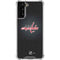 NHL Washington Capitals Black Background Galaxy S22 Plus Clear Case