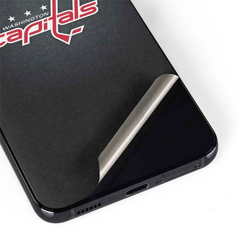 NHL Washington Capitals Black Background Galaxy S22 Skin