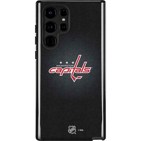 NHL Washington Capitals Black Background Galaxy S22 Ultra Pro Case