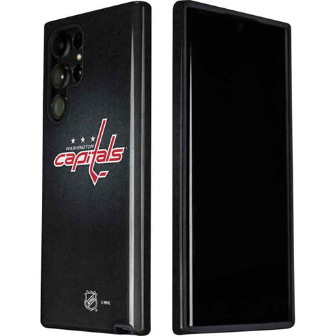 NHL Washington Capitals Black Background Galaxy S22 Ultra Pro Case