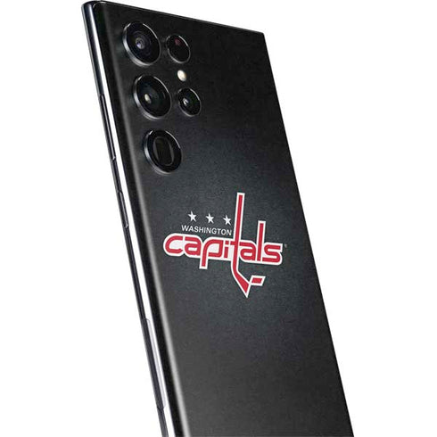 NHL Washington Capitals Black Background Galaxy S22 Ultra Skin