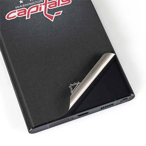 NHL Washington Capitals Black Background Galaxy S22 Ultra Skin