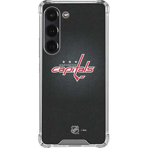 NHL Washington Capitals Black Background Galaxy S23 Clear Case