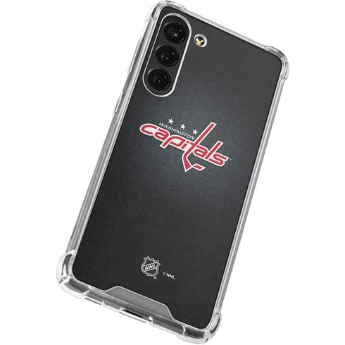 NHL Washington Capitals Black Background Galaxy S23 Plus Clear Case