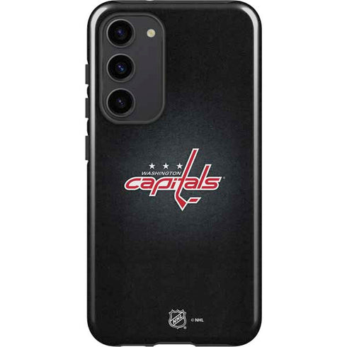 NHL Washington Capitals Black Background Galaxy S23 Plus Pro Case