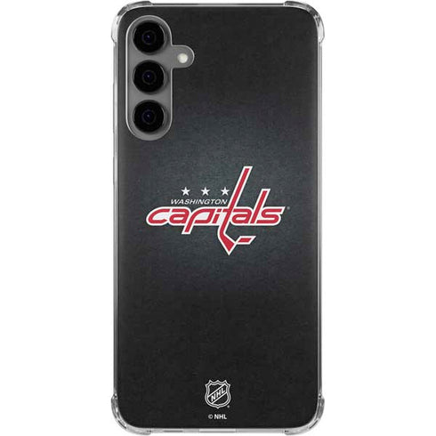 NHL Washington Capitals Black Background Galaxy S24 Plus Clear Case