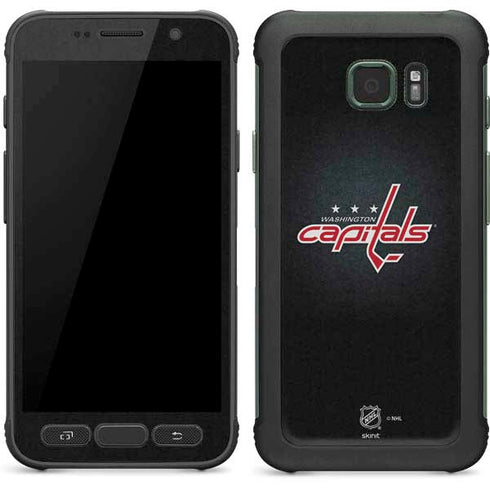NHL Washington Capitals Black Background Galaxy S7 Active Skin
