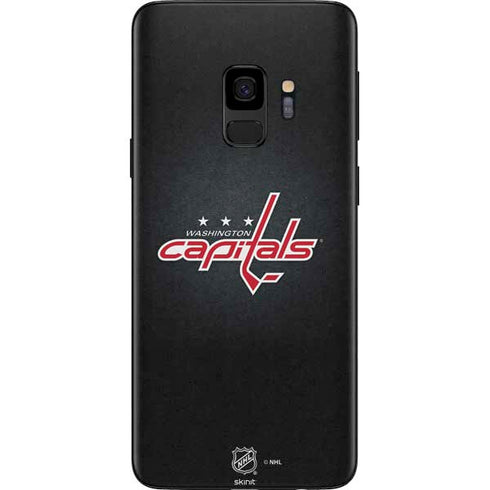NHL Washington Capitals Black Background Galaxy S9 Skin