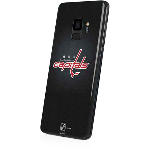 NHL Washington Capitals Black Background Galaxy S9 Skin