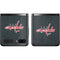 NHL Washington Capitals Black Background Galaxy Z Flip Skin