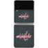 NHL Washington Capitals Black Background Galaxy Z Flip3 5G Skin