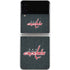 NHL Washington Capitals Black Background Galaxy Z Flip4 5G Skin