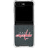 NHL Washington Capitals Black Background Galaxy Z Flip5 5G Clear Case