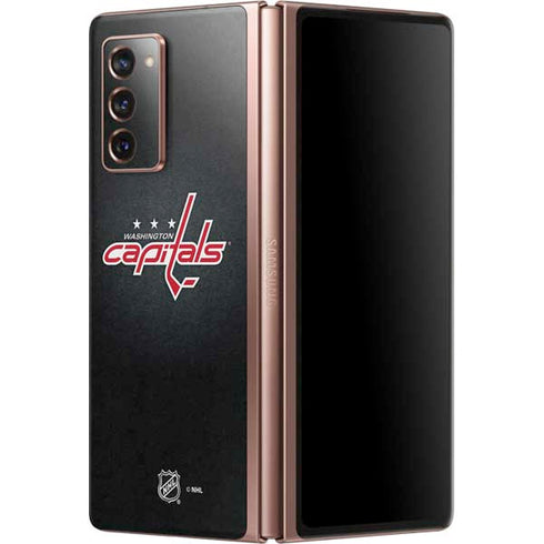 NHL Washington Capitals Black Background Galaxy Z Fold2 5G Skin