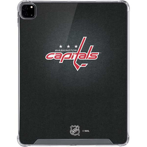 NHL Washington Capitals Black Background iPad Pro 12.9in (2020) Clear Case