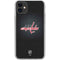 NHL Washington Capitals Black Background iPhone 11 Clear Case